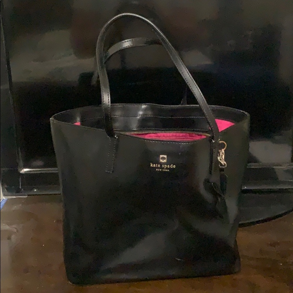 Kate Spade black tote bag